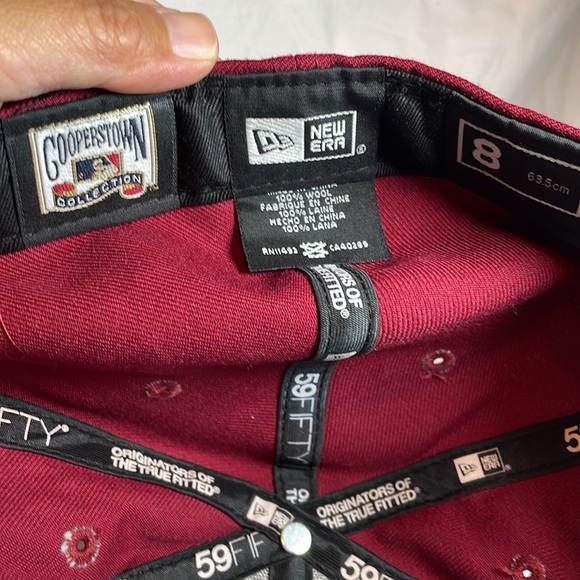 New Era 59Fifty 100% wool Philadelphia Phillies fitted hat - Picture 4 of 6